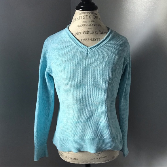 croft & barrow Sweaters - Croft & Barrow bright blue sweater